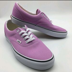 Vans Pink Canvas Lace Up Sneakers Boat Shoes Sz 8.5 Classic Nostalgic Skater